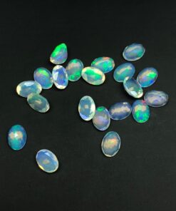 7x9mm Natural Ethiopian Opal Oval Cut Gemstone