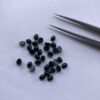 5x4mm Natural Black Onyx Smooth Oval Cabochon