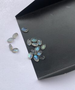 6x4mm Natural Labradorite Oval Cut Gemstone