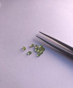 4x3mm Natural Peridot Oval Cut Gemstone