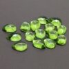 10x12mm Natural Peridot Smooth Pear Cabochon