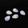 10x12mm Natural Rainbow Moonstone Pear Cut Gemstone