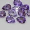 10x12mm Natural Amethyst Pear Cut Gemstone