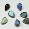 10x12mm Natural Labradorite Pear Cut Gemstone