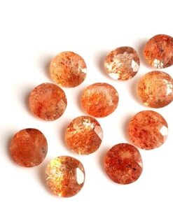 3mm sunstone round cut