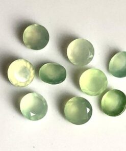 3mm prehnite round cut