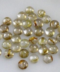 3mm golden rutile round