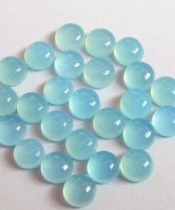 3mm aqua chalcedony round