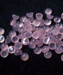 2mm pink chalcedony round