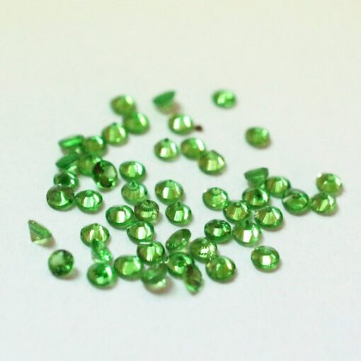 4mm tsavorite garnet round cut