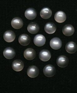 4mm gray moonstone round