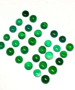 4mm green chalcedony round