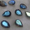 5x4mm Natural Labradorite Pear Cut Gemstone