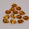 4x3mm Natural Citrine Pear Cut Gemstone