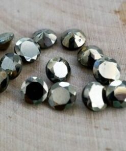 6mm pyrite round cut