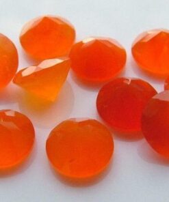 5mm carnelian round cut