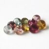 5mm Natural Multi Tourmaline Round Cut Gemstone