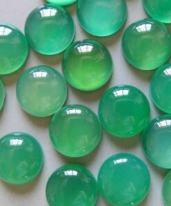 5mm green chalcedony round