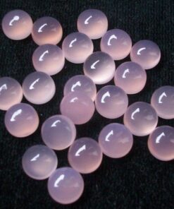 5mm pink chalcedony round