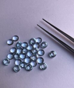 5mm sky blue topaz round