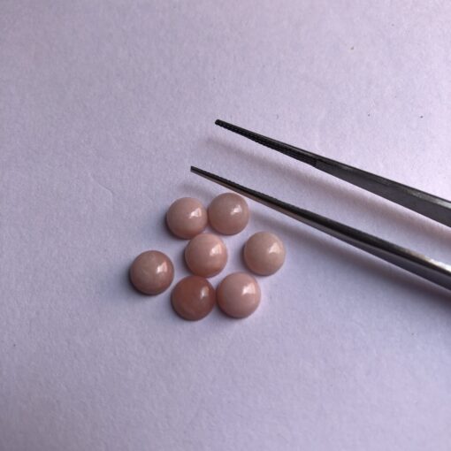 5mm pink opal round