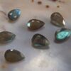 5x3mm Natural Labradorite Pear Cut Gemstone