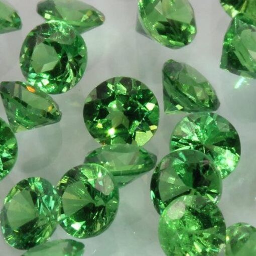 6mm tsavorite garnet round cut