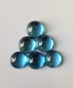 6mm london blue topaz round