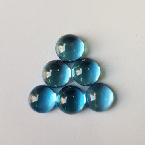 6mm london blue topaz round