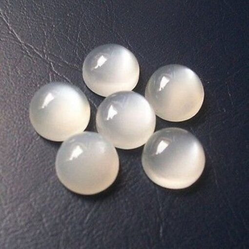 6mm white moonstone round