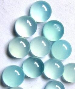 6mm aqua chalcedony round