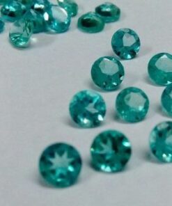 5mm blue apatite round cut