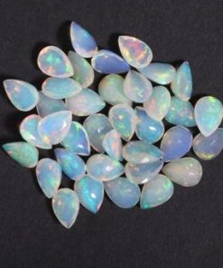 6x4mm Natural Ethiopian Opal Pear Cut Gemstone