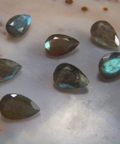 6x4mm Natural Labradorite Pear Cut Gemstone