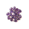 6x8mm Natural Amethyst Smooth Pear Cabochon