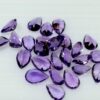 7x5mm Natural Amethyst Pear Cut Gemstone