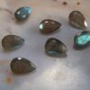 7x5mm Natural Labradorite Pear Cut Gemstone