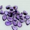 7x9mm Natural Amethyst Pear Cut Gemstone