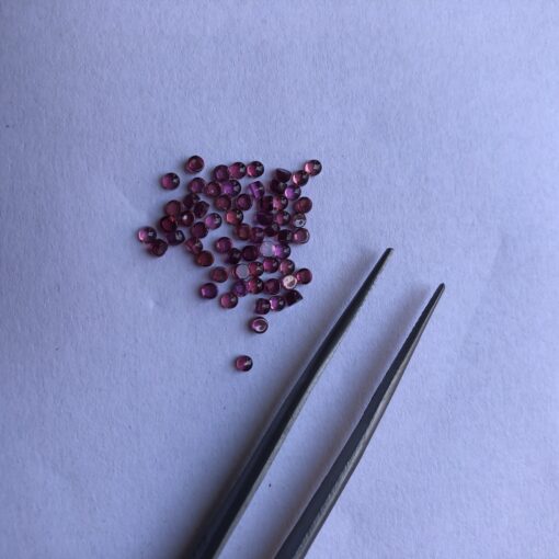 3mm rhodolite garnet round