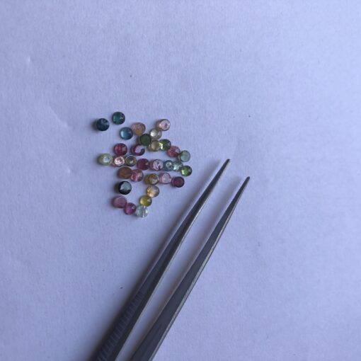 3mm multi tourmaline round