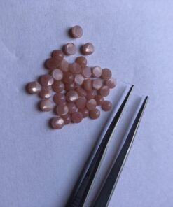 4mm pink opal round