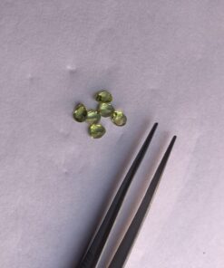4x3mm Natural Peridot Pear Cut Gemstone
