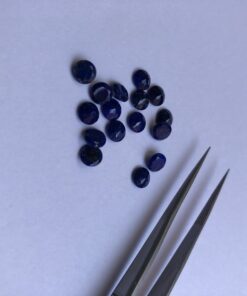 6mm lapis lazuli round cut