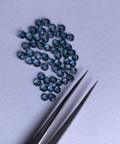 4mm london blue topaz round