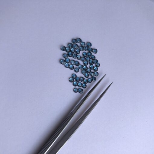 3mm london blue topaz round