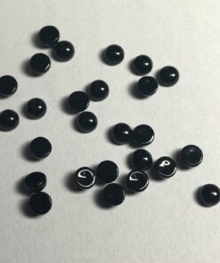 5mm black spinel round