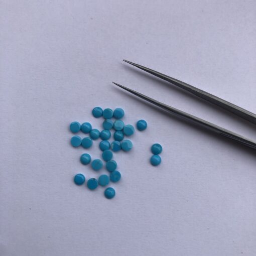 3mm sleeping beauty turquoise round