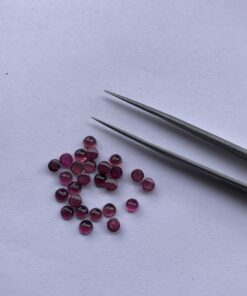 3mm pink tourmaline round