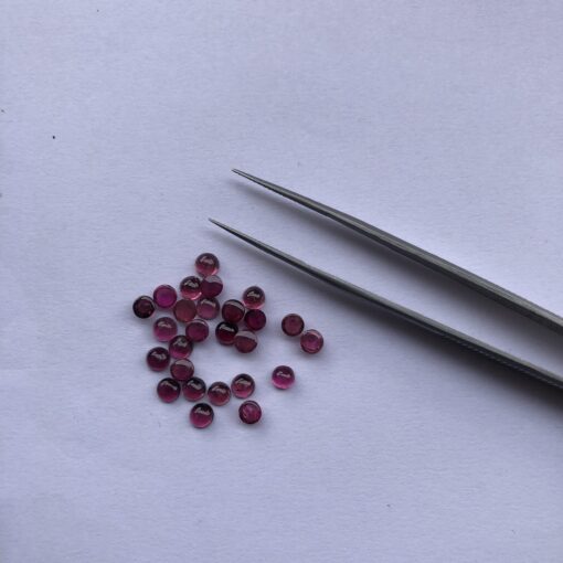 4mm pink tourmaline round