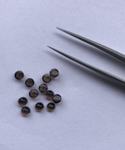 5mm smoky quartz round